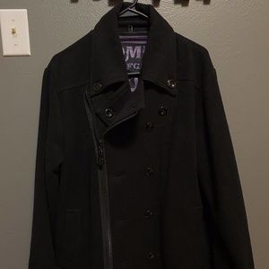 OMIT Mens Pea Coat